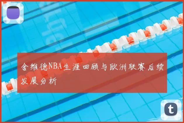 舍维德NBA生涯回顾与欧洲联赛后续发展分析