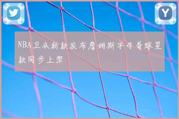 NBA卫衣新款发布詹姆斯字母哥球星款同步上架